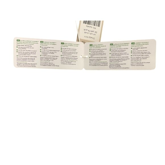 Boden Women Dress UK 12 US 8 Navy Blue Floral Midi Vneck Twisted Knot D0453 NWT - Picture 7 of 15